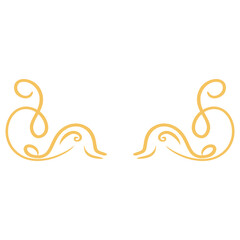 Sticker - luxury fancy logo symbols vector