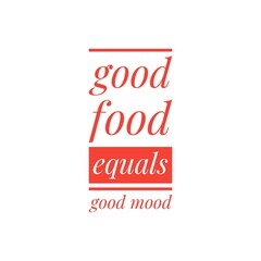 Wall Mural - Food Quote for Design