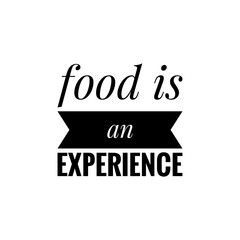 Wall Mural - Foodie Quote Lettering Design