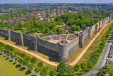 City walls in Provins, France, UNESCO World Heritage Site