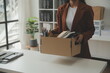 © Sirikarn Rinruesee - Business woman start up small business entrepreneur SME success .freelance woman working at home with Online Parcel delivery. SME and packaging deliveryconcept