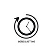 Long Lasting icon collection. Rounded
