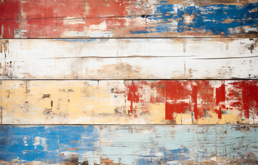 Old painted wooden wall fantasy background illustration