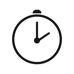 Wall Mural - clock icon vector