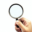 © Art & Stock - Hand-holding magnifying glass Generative AI