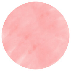 Wall Mural - pink round frame