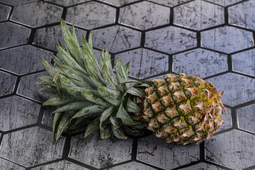 Sweet organic ripe tropical pineapple