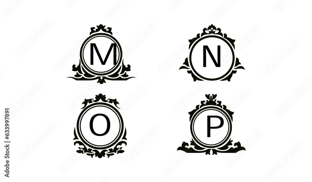 MULTIPLE ALPHABET LOGO Stock Vector | Adobe Stock