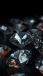 White shiny diamonds gemstone vertical background