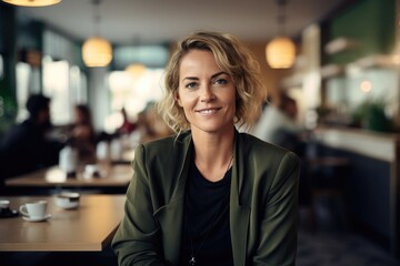 Portrait of smiling female