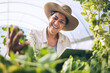 © Davids C/peopleimages.com - Woman, tablet and greenhouse for plants inspection, agriculture and farming in sustainability and e commerce. Happy farmer on digital technology for gardening, vegetables growth and quality assurance