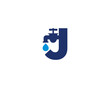 Letter J and Faucet Logo Design 001