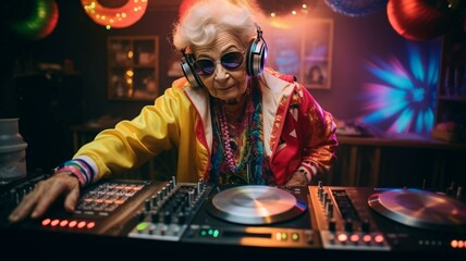 dj granny in action