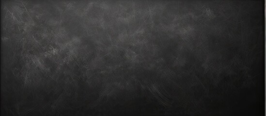 Fototapete - Blackboard or chalkboard texture with white chalk erased on blank wall