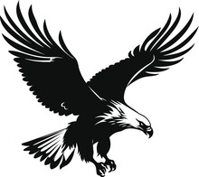 Eagle Icon Illustration Isolated Vector Sign Symbol.