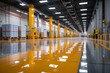  coating floor with self leveling epoxy resin in industry 