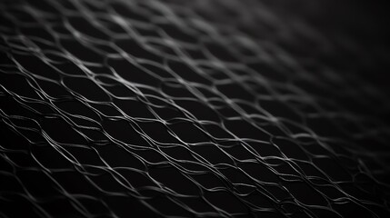 Black wire mesh on dark background