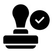 stamp glyph icon