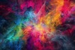 © David - Colorful backgrounds resembling space nebulas. Generative AI
