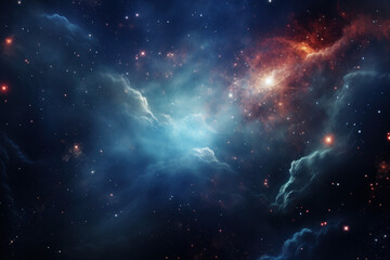 Wall Mural - nebula with stars