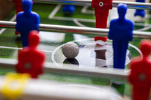 Foosball Table With Fancy Players