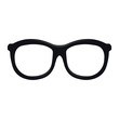 Black glasses Large size icon for emoji smile