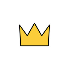 Wall Mural - Crown icon vector for web and mobile app. crown sign and symbol