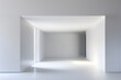© happy Wu  - 清潔な白い部屋、背景、モダンなデザイン｜Clean white room, background, modern design. Generative AI