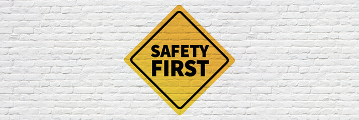 Wall Mural - Safety first