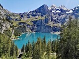 Fototapeta Do pokoju - lac suisse...Oeschinen