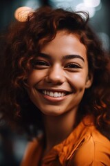 Wall Mural - cropped shot of a young woman smiling brightly