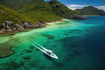 Wall Mural - Island hopping in the tropics