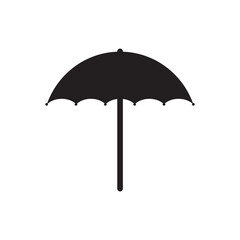 Sticker - umbrella icon vector