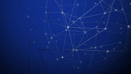 Wall Mural - seamless networking the digital evolution of abstract connected lines and patterns. abstract connect
