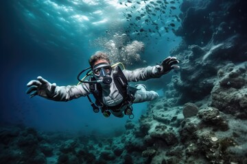 Wall Mural - Scuba diving