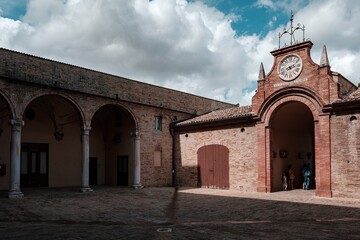 Wall Mural - View of downtown Recanati city