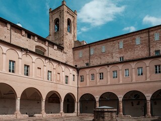 Wall Mural - View of downtown Recanati city