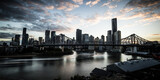 Fototapeta  - Story Bridge and Brisbane Skyline in Australia