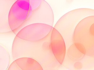 Leinwandbilder - Beauty fashion crystal glass bokeh background for cosmetic product display. 3d rendering. top view.