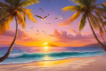 tree on the beach