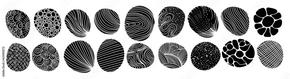 Sketch hatching patterns, abstract hand drawn vector backgrounds ...