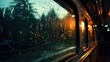Traversing Rainy Trails: Zipping Train and Misty Window Scenic Beauty