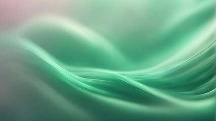 Green soft flow abstract background. Wellness concept spa wallpaper smooth vibration green gradient waves green white light waves aesthetic, smooth gradients backdrop, active energy light, copyspace