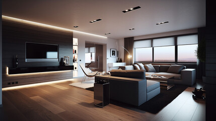 Sticker - modern interior design