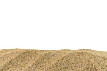 Wall Mural - Sand Border Isolated Transparent Background