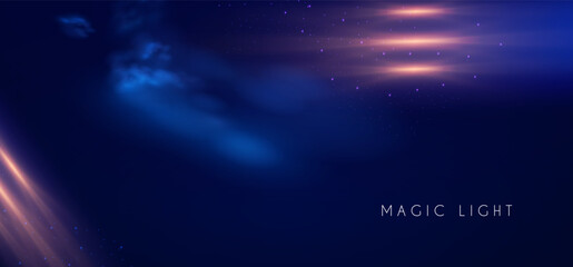 Wall Mural - magic and mystery light effect. sacred isoteric glow. cosmos, star and space transparent design.