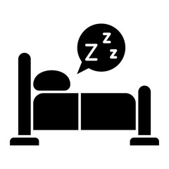 Poster - Bed Icon