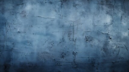 Aufkleber - Generative AI : Empty old dark blue cement wall texture backgrounds