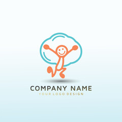 Child Therapy vector logo design