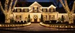 © Deivison - House facade decorated with Christmas decoration and lights, holiday and culture concept. Generative AI
